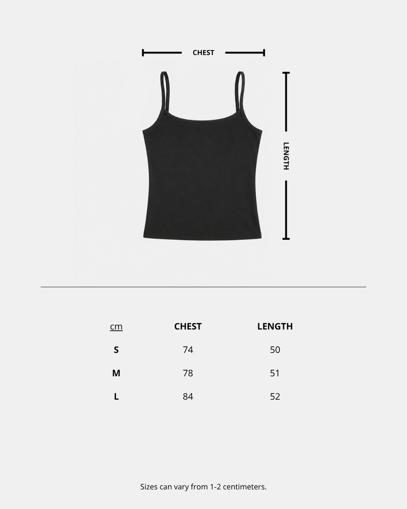 Guía de tallas de Out of My Mind Tank Top