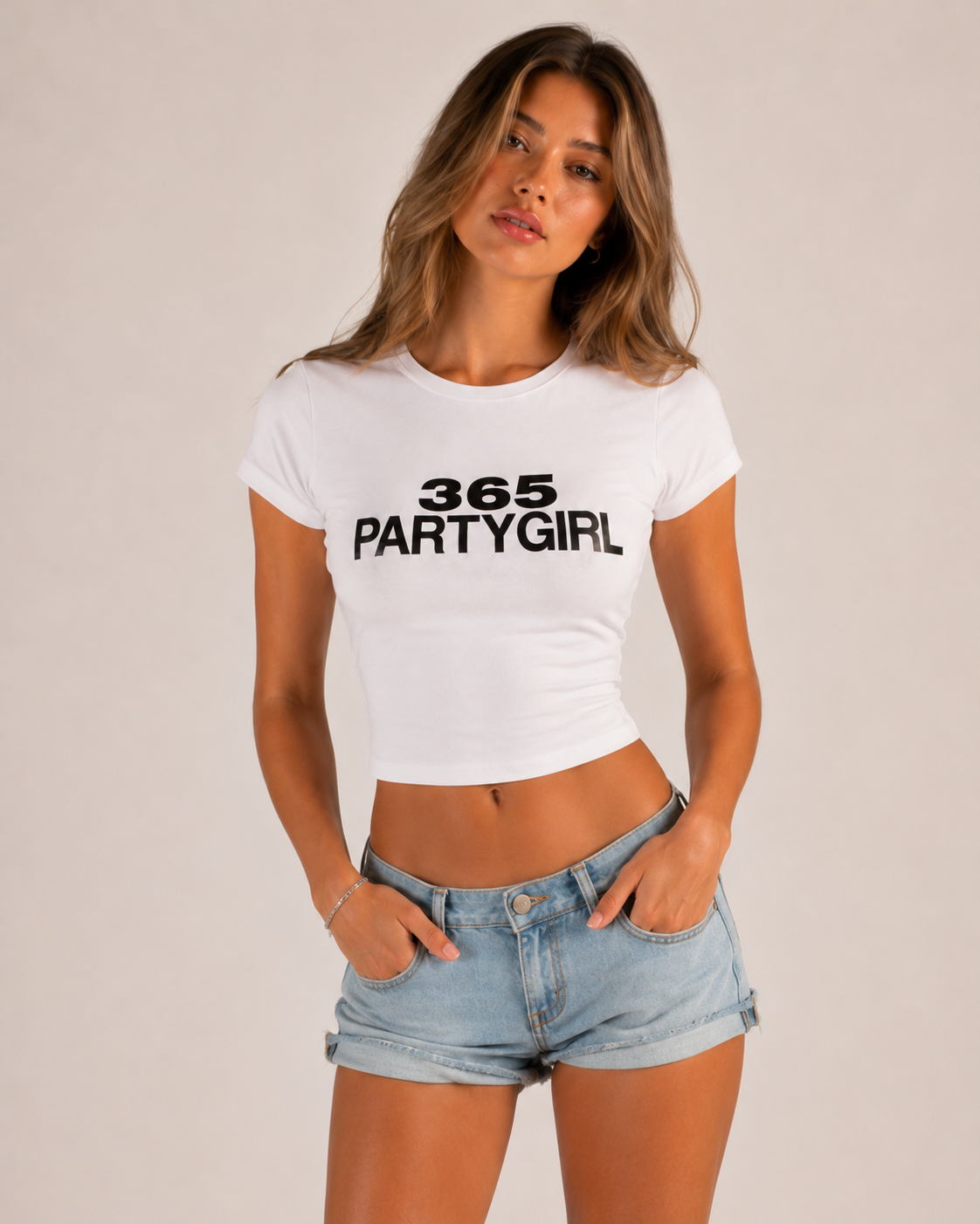 365 PARTYGIRL Baby Tee